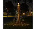 Solar Waterfall Christmas Tree Lights – 350 LEDs