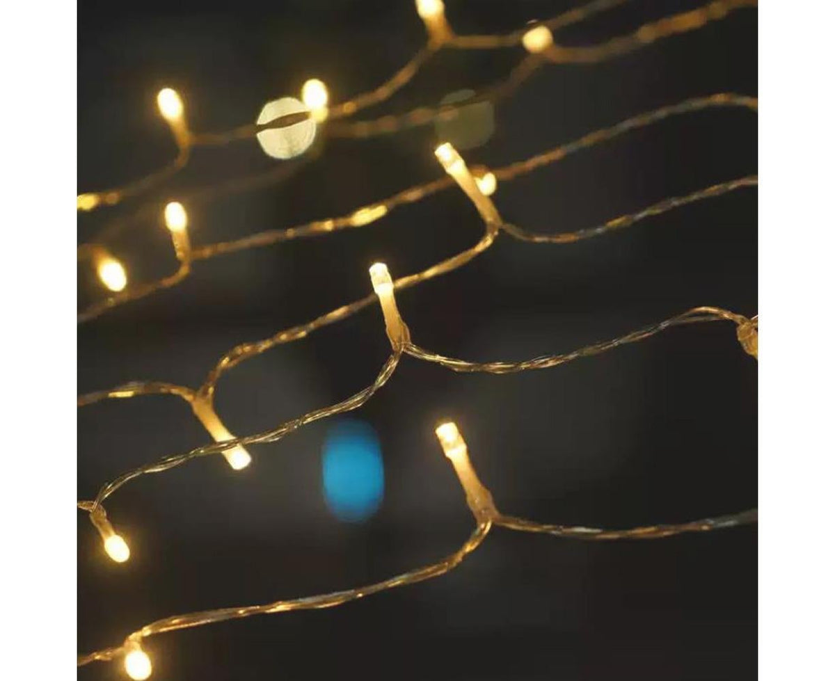 Solar Waterfall Christmas Tree Lights – 350 LEDs