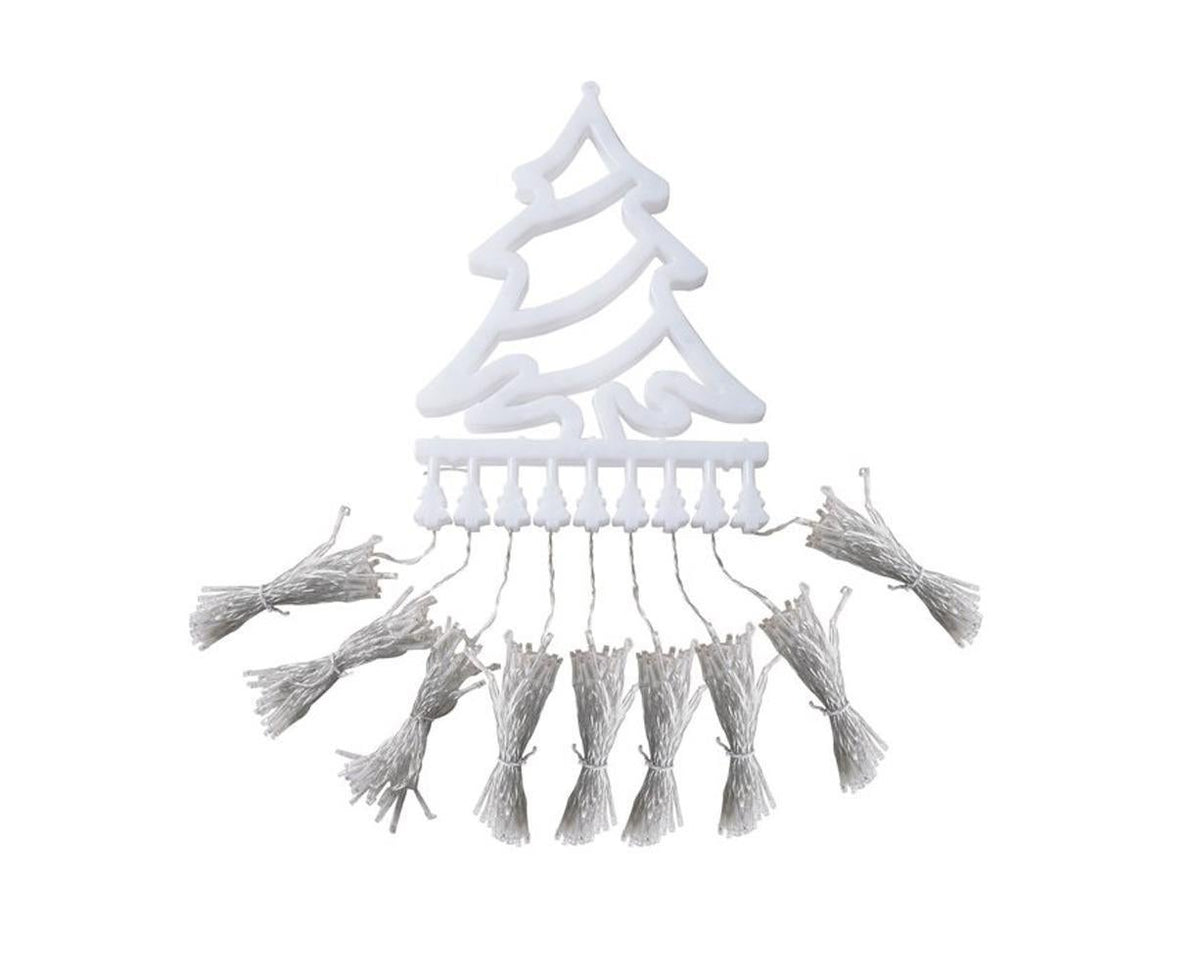 Solar Waterfall Christmas Tree Lights – 350 LEDs