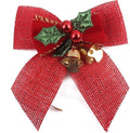 Hessian Bow Bell – 8cm