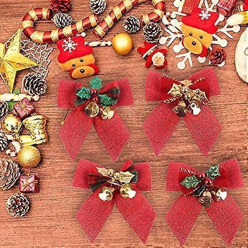 Hessian Bow Bell – 8cm