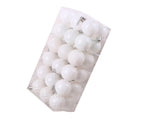 White Christmas Baubles – 36pc Set