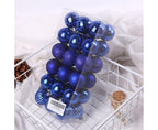 White Christmas Baubles – 36pc Set