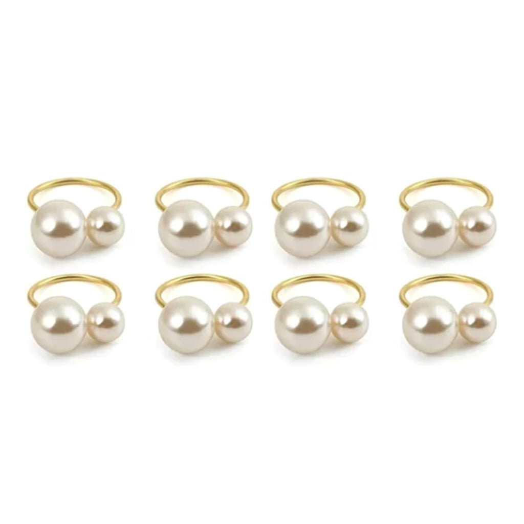 12pcs Napkin Ring Washable Decorative Exquisite Metal Napkin Ring Buckle for Wedding Party Banquet Christmas Dinner