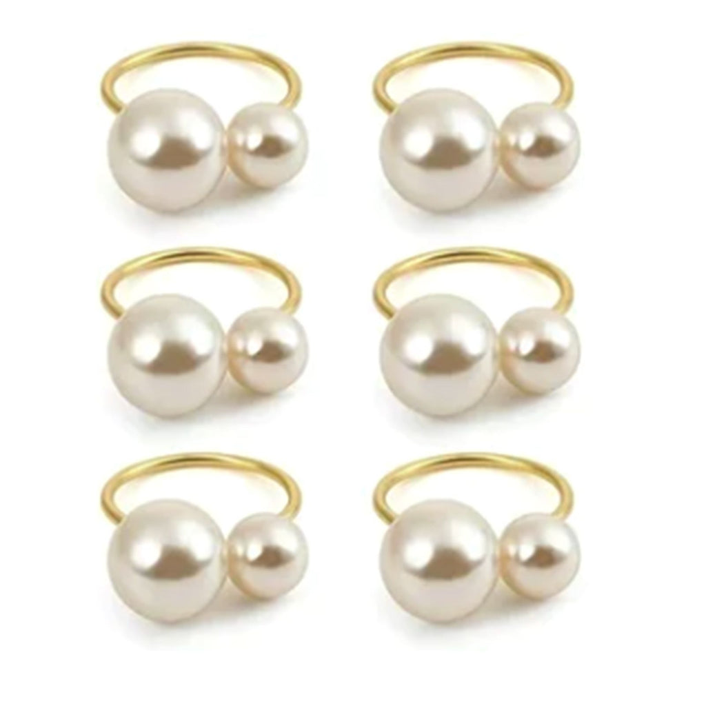 12pcs Napkin Ring Washable Decorative Exquisite Metal Napkin Ring Buckle for Wedding Party Banquet Christmas Dinner