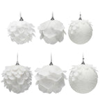 Snow White Christmas Foam Ball – 10cm