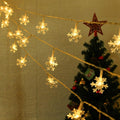 Snowflake String Lights – 3m | 20 Warm White LEDs