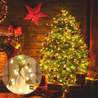 Snowflake String Lights – 3m | 20 Warm White LEDs