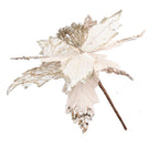 Christmas Flower Simulation Christmas Tree Decoration Christmas Glitter Flower