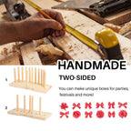 Wooden Bow Maker Tool – 12 Peg