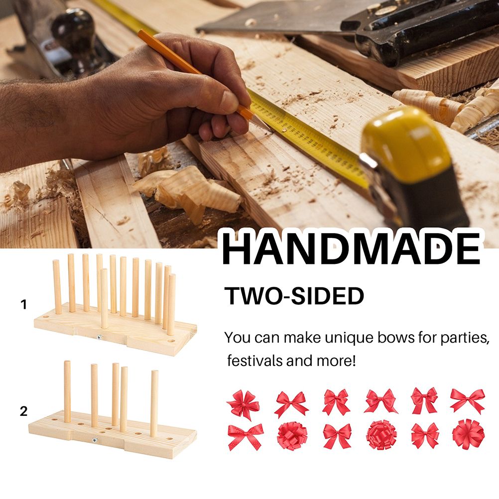 Wooden Bow Maker Tool – 12 Peg