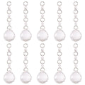 Crystal-Look Acrylic Christmas Pendants – E Design | 10pc