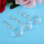 Crystal-Look Acrylic Christmas Pendants – E Design | 10pc