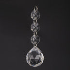 Crystal-Look Acrylic Christmas Pendants – E Design | 10pc