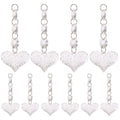 Crystal-Look Acrylic Christmas Pendants – J Design | 10pc