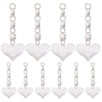 Crystal-Look Acrylic Christmas Pendants – J Design | 10pc