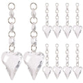 Crystal-Look Acrylic Christmas Pendants – K Design | 10pc