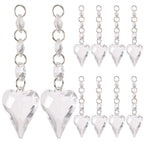Crystal-Look Acrylic Christmas Pendants – K Design | 10pc