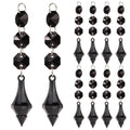 DIY Transparent Acrylic Ball Bead Hanging Pendant Decoration Ornament Accessory (M)