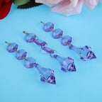 Crystal-Look Acrylic Christmas Pendants – 10pc