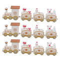 Mini Christmas Train Decoration Set – 3 Piece
