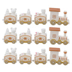 Mini Christmas Train Decoration Set – 3 Piece