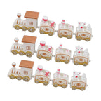 Mini Christmas Train Decoration Set – 3 Piece