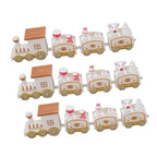 Mini Christmas Train Decoration Set – 3 Piece