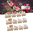 Mini Christmas Train Decoration Set – 3 Piece