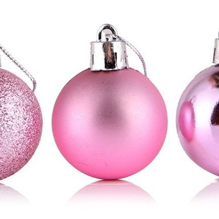 Christmas Plastic Ball 2CM Constant Romance 2.5cm