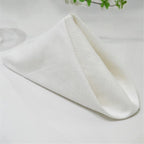 2pcs Kitchen 50*50CM Solid  Cloth Napkins for Round Square Rectangle Tablecloth for Wedding Party Restaurant Banquet Dining Buffet Table Picnic Decorations (Napkins-white)