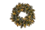 Cashmere Pine Christmas Wreath – 60cm | 50 Warm LEDs