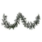 Snowy Stamford Spruce Christmas Garland – 2.74m | 50 LEDs