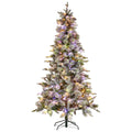 Snowy Stamford Spruce Christmas Tree – 7.5ft | 550 LEDs
