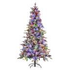Snowy Stamford Spruce Christmas Tree – 7.5ft | 550 LEDs