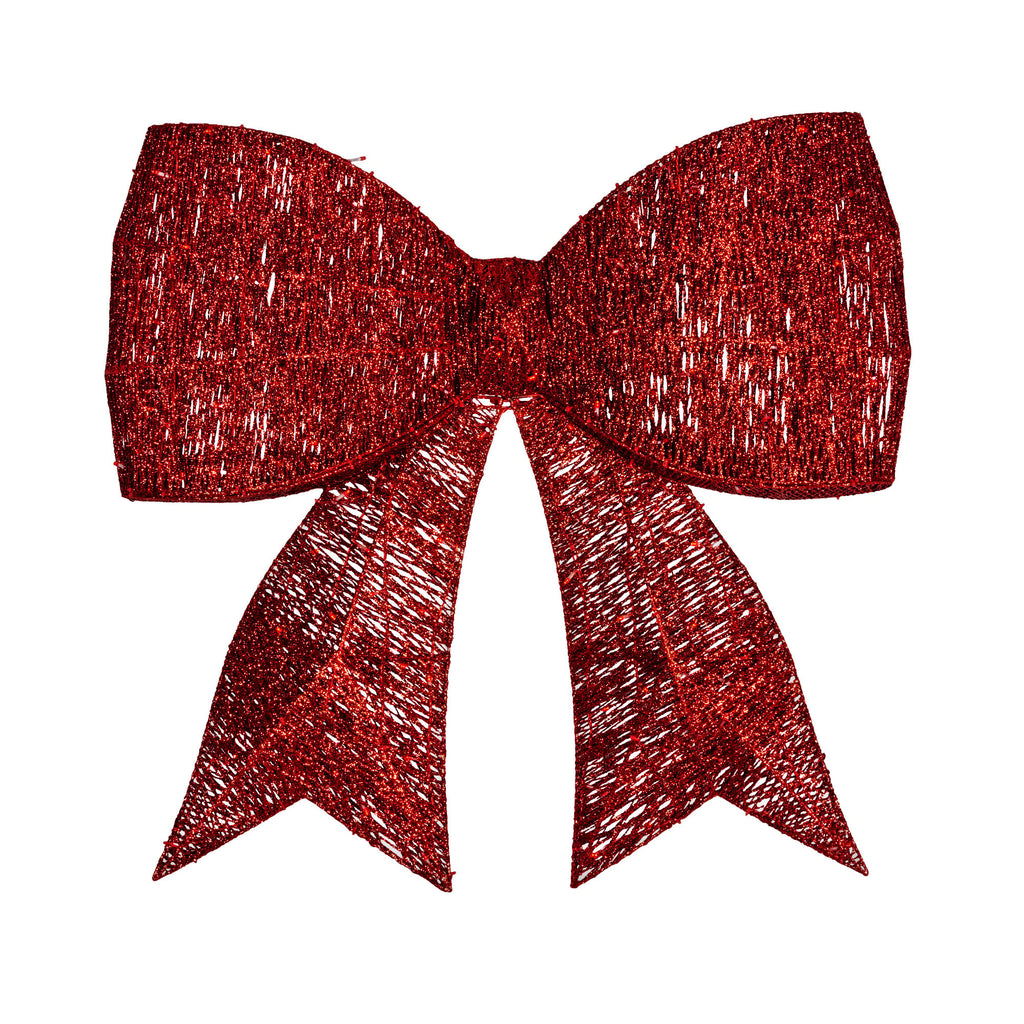 Christabelle 91cm Pre-Lit Christmas Bow – Red