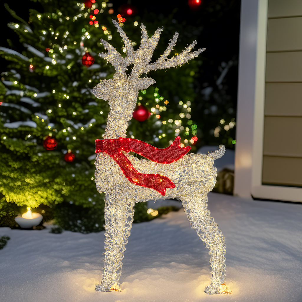Christabelle 1.5m Light-Up Christmas Reindeer – 220 Warm White LEDs