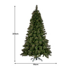Christabelle 7.5ft Glittery Gold Pre-Lit Christmas Tree – 650 LEDs