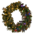 Split Christmas Wreath for Double Doors – 76cm | 100 LEDs