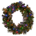 Split Christmas Wreath for Double Doors – 76cm | 100 LEDs