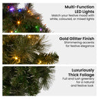 Split Christmas Wreath for Double Doors – 76cm | 100 LEDs