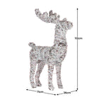 Christabelle 112cm Animated Reindeer – 80 Multi-Colour LEDs