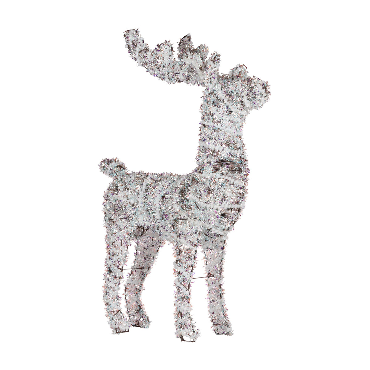 Christabelle 112cm Animated Reindeer – 80 Multi-Colour LEDs