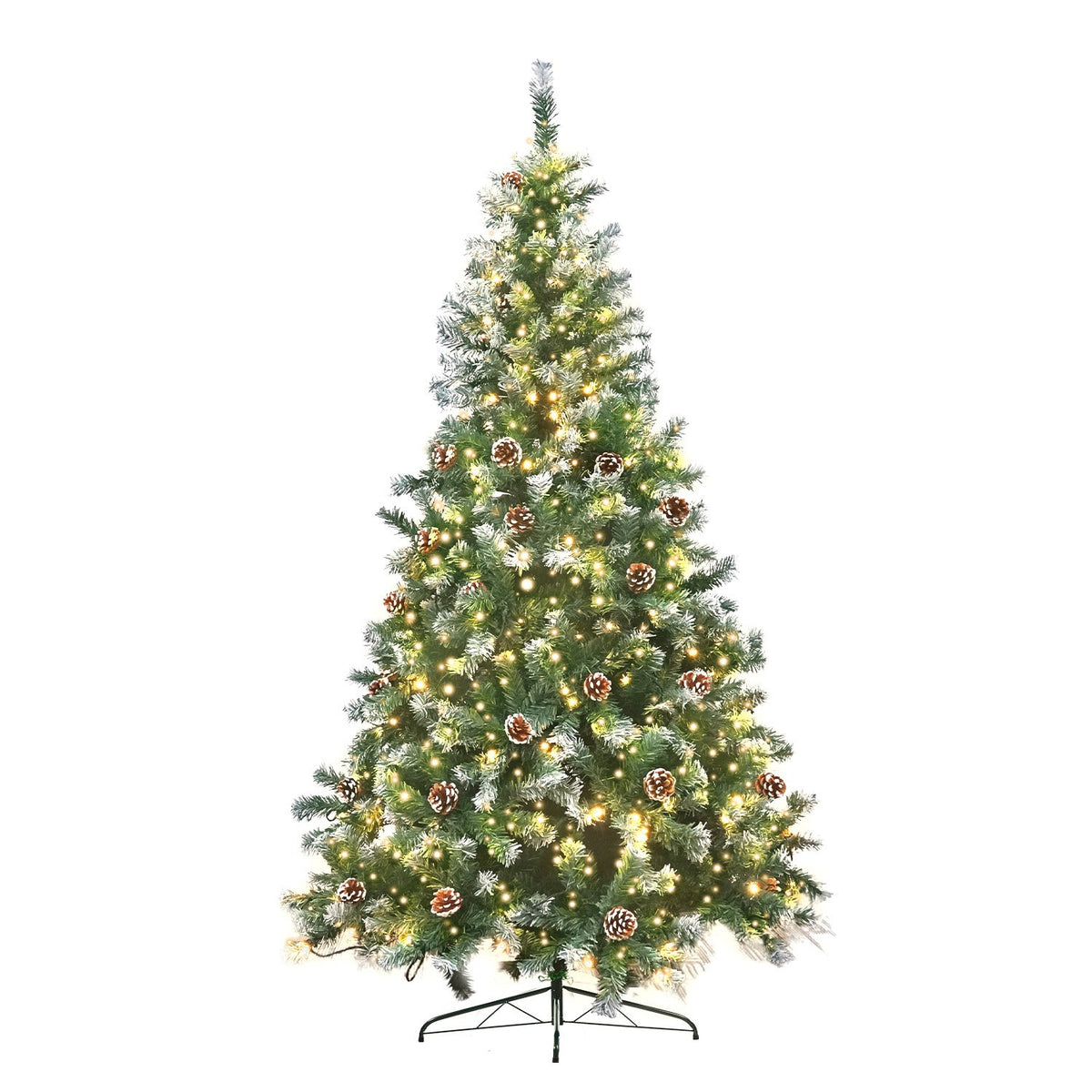 Christabelle 1.8m Pre-Lit LED Christmas Tree with Pine Cones