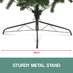 Christabelle 1.8m Pre-Lit LED Christmas Tree with Pine Cones