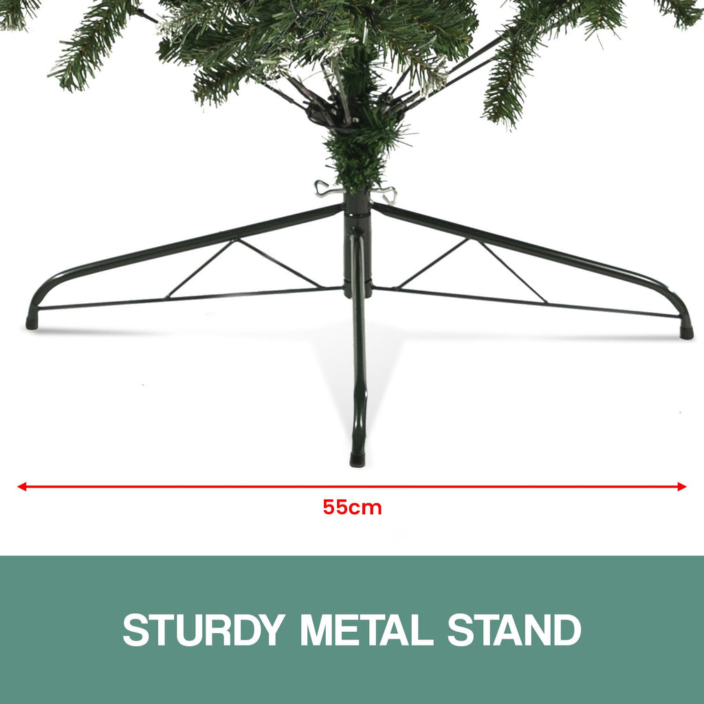 Christabelle 2.4m Pre-Lit LED Christmas Tree with Pine Cones