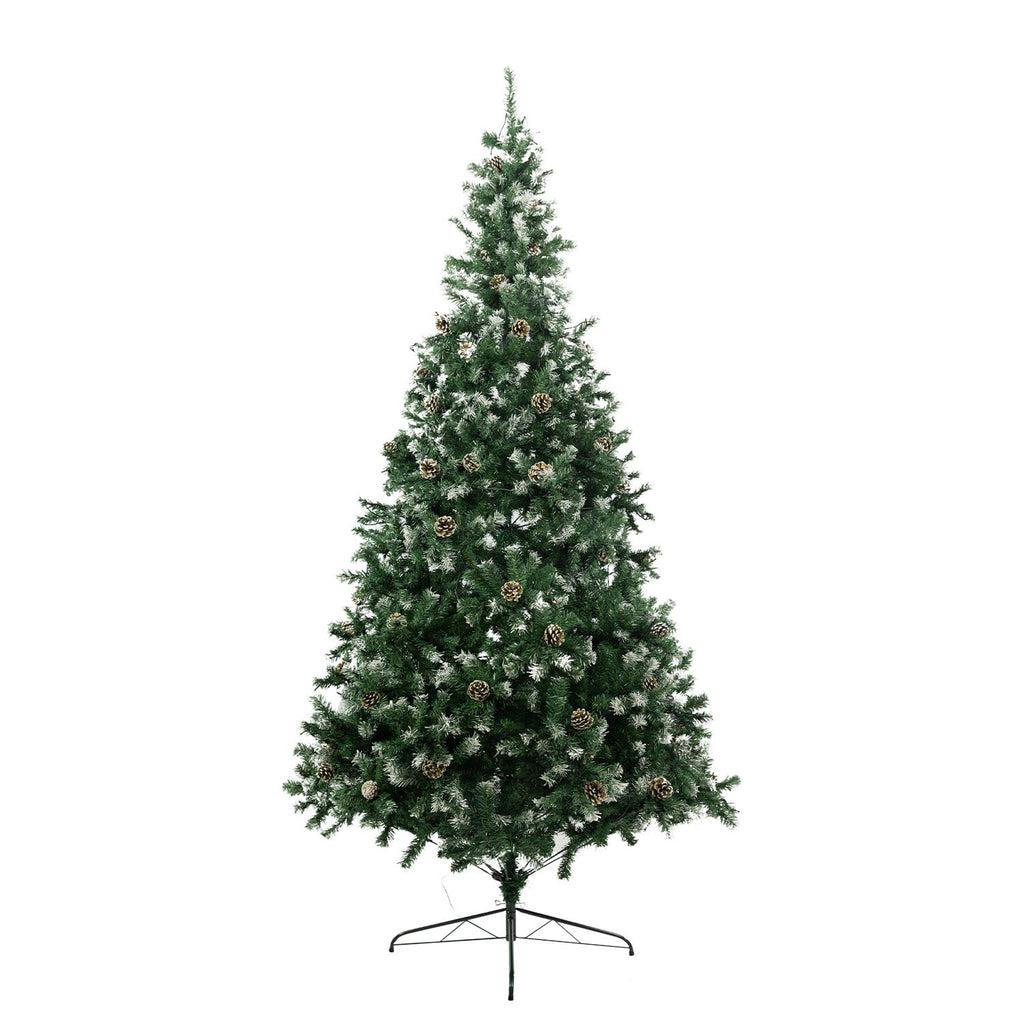 Christabelle 2.7m Pre-Lit LED Christmas Tree with Pine Cones
