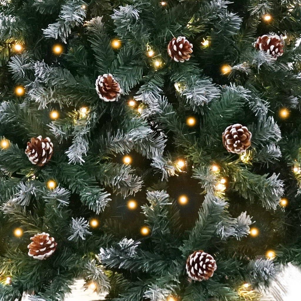 Christabelle 2.7m Pre-Lit LED Christmas Tree with Pine Cones