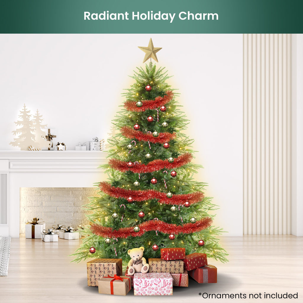 Christabelle 1.8m Everglow Fir Pre-Lit Christmas Tree – 300 LED Lights
