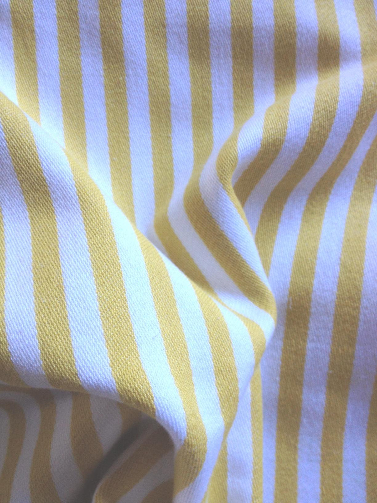 Dandi Mustard & White Striped Cushion Cover – 35 × 60cm